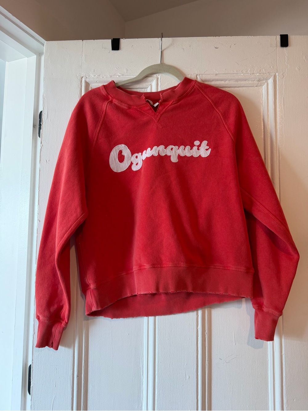 Ogunquit Red Pullover Graphic Sweatshirt
